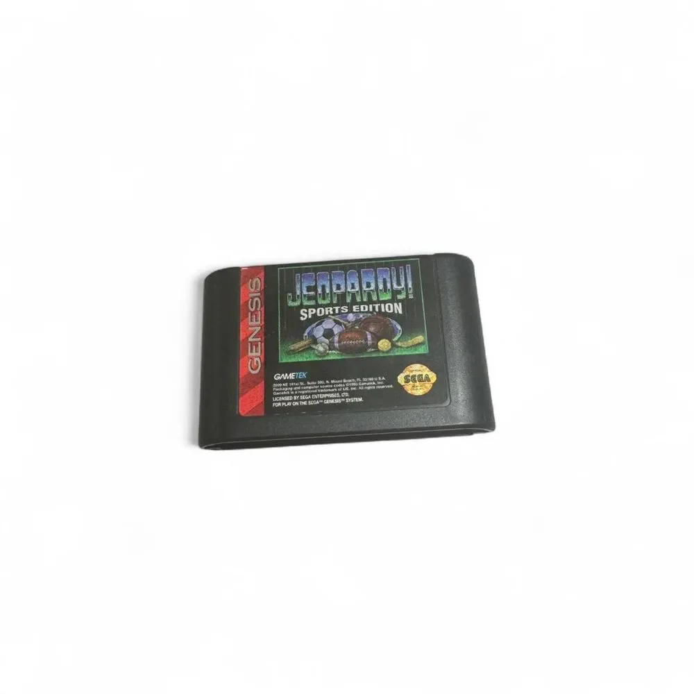 VTG SEGA Genesis Jeopardy Sports Edition Game 1993 Untested